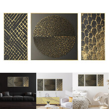 Triple Canvas Wall Art Set – Zen Mural, Non-Woven Fabric