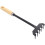 Greblă manuală de grădină cu cinci dinți – 32 cm, pentru sol rezistent 1
