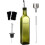 Dispenser per olio e aceto in vetro verde da 500 ml 1
