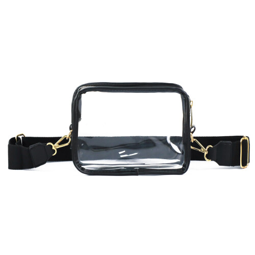 Transparente Tasche Black