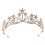 Golden Rhinestone Tiara for Bride – Wedding Headpiece 5