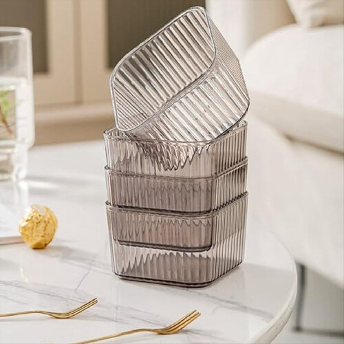 4-Compartment Snack Tray with Lid – PS Material 2