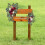 2pcs Rustic Artificial Wedding Arch Flowers 4