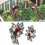 2pcs Rustic Artificial Wedding Arch Flowers 5
