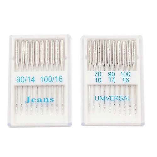 Sewing Machine Needles Jeans Universal Regular Point Sewing Needles Ball Point Head