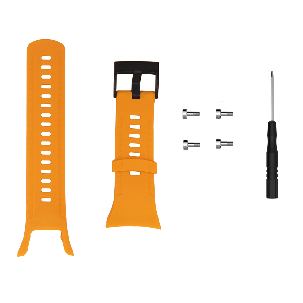 Photos - Watch Strap Silicone armband Orange Suunto 5 Orange WBF-JDsuto5-34D