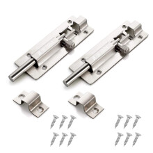 Türfallenmaßstab Türschieber mit Schrauben Edelstahl 2er-Set  1.5 inch