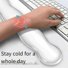 Rubber Mouse Pad With Wrist Rest Keyboard Tray Nonslip Silicone Parent Desktop Office Wrist