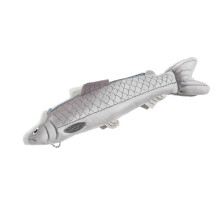Trousse Ă crayons en forme de poisson en fourrure de dessin
