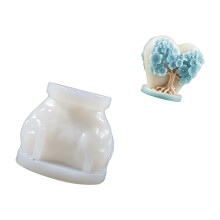 Moule en Silicone pour arbre à souhaits, motif floral créatif en
