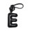 Leather Alphabets Bag Charm Pendant Purse Charm-Eshape 1