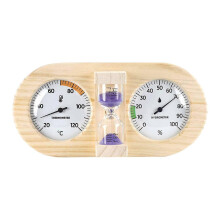 Violet Sauna Thermometer Hygrometer and Timer Temperature Humidity Gauge Sauna Room