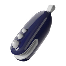 blue Mini Bag Sealer Sealing Machine Seal Tool,Rechargeable,with Cutter,Heat Vacuum