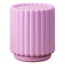 Purple Press to Open Desktop Trash Can Design with Wide Opening Accessories for Office