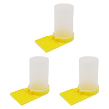 3 Pieces Bee Feeders Feeding Tools Stable Sturdy Convenient Water Feeder Drinking Bowls