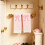 Décor de maison de poupée pour enfants, jouet, serviette de-UN 7