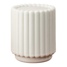 White Press to Open Desktop Trash Can Design with Wide Opening Accessories for Office