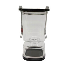Black Pickle and Olive Hourglass Jar, Food Storage Container with 2 Forks