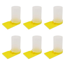 6 Pieces Bee Feeders Feeding Tools Stable Sturdy Convenient Water Feeder Drinking Bowls
