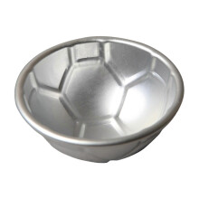 9cmx4.6cm Soccer Cake Pan, Soccer Shaped Half Ball Pan, Multifunction, Easy to Use