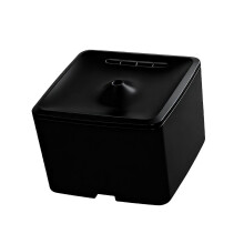 black Pet Water Dispenser Easy to Clean with Low Noise Drinking Station Watering Bowl
