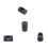 Diving Fin Rivet Set Diving Gear Spring Fin Attachments-Black 7