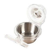 Style C Hanging Bird Cage Feeder Cage Accessories Sturdy Parakeet Feeder Stainless Steel