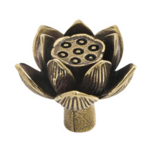 Copper Lotus Seedpod Cupboard Knob Dresser Knob Multipurpose Easy Installation Cabinet