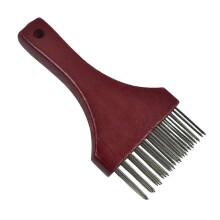 Red Meat Tenderizer Tool Practical Handheld Stainless Steel Spikes Meat Tender for