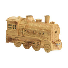 Without remote Train Diffuser 300ml with 2 Light,Retro Design,Portable,Essential Oil Diffuser