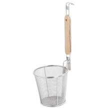 12cm mesh mouth Noodle Strainer Mesh Pasta Basket Kitchen Utensil Deep Frying Basket Hot Pot