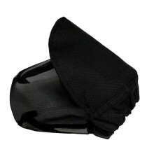 Black Dog Foxtail Mesh Hood Prevent Foxtails Thorns Rocks Practical Face Protector Dog