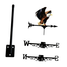 A Iron Eagle Weathervane, Metal Art Ornament, Wind Direction Indicator Rotating