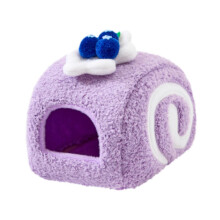 Violet Hamster Bed, Guinea Pig Cave Bed, Soft Winter Comfortable Hamster Sleeping Nest