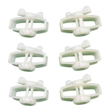 White 6PCS Electric Fence Tightener Fencing Tool Reusable Easy to Install Wire Tensioner
