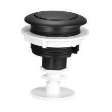 black Toilet Flush Button Water Tank Button Replacement Easy to Install Toilet Tank