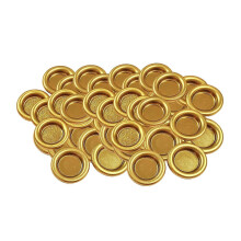 golden 50 Pieces Cone Incense Burner Trays Incense Burner Plates Home Use Mini Metal