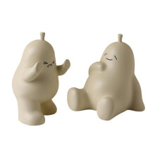 White 2Pcs Pear Statues Book Ends Bookends Porcelain Book Supports Desktop Ornaments