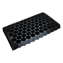70 Holes Black 10x Seedling Trays Growing Trays with Holes Durability, Portable, Practical