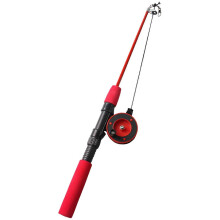 Red Cat Telescopic Teaser Pet Supplies Entertaining Durability Portable Cats