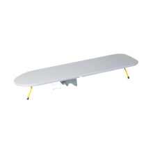 Gray Yellow Folding Desktop Ironing Board Practical Tabletop Ironing Board with Iron Rest