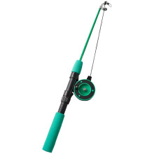 Green Cat Telescopic Teaser Pet Supplies Entertaining Durability Portable Cats
