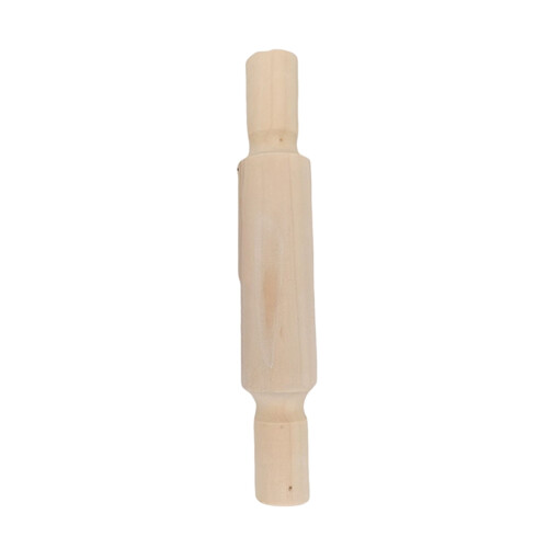 Rodillo de madera de 21 cm con mango ergonómico 1