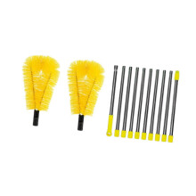 Yellow Gutter Cleaning Tool from Ground 13ft with Poles Long, Household, Multipurpose