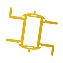Yellow Garden Hose Holder Water Hose Household Storage Rack Cable Organizer for Fence