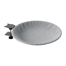 Gray Cat Desk Bed with Clamp,Perch Breathable Lounger Sunbathing Lounge Hammock for