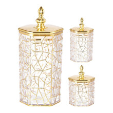 Style C 3x Food Storage Jars Canisters,Organization Pantry Multipurpose Containers with