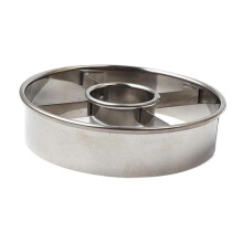 1Pc Silver Donut Cutter with Hole Doughnuts Cutter Professional Cutting Tool for Making