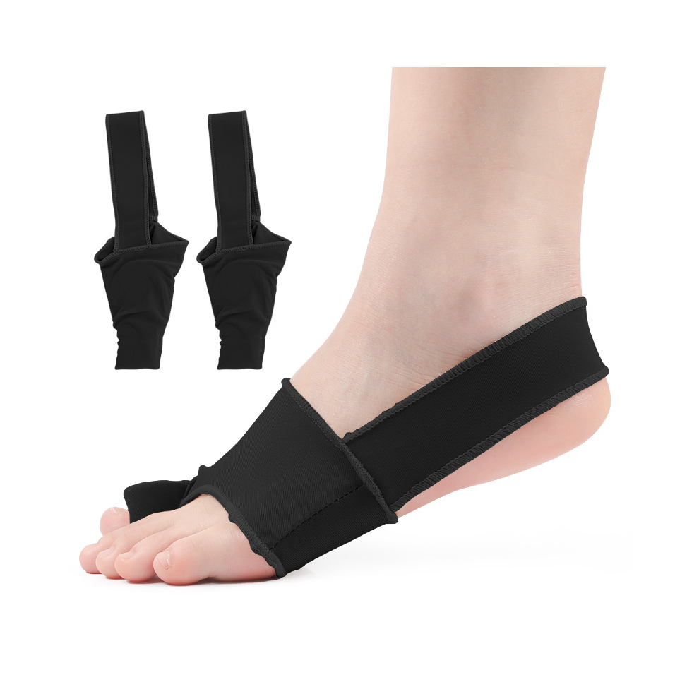 Inf Black Hallux Valgus Corrector, Overlapping Toe Separator 2-Pair