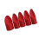 5pcs Ergonomic Gardening Finger Gloves With Digging Cots-Red 1